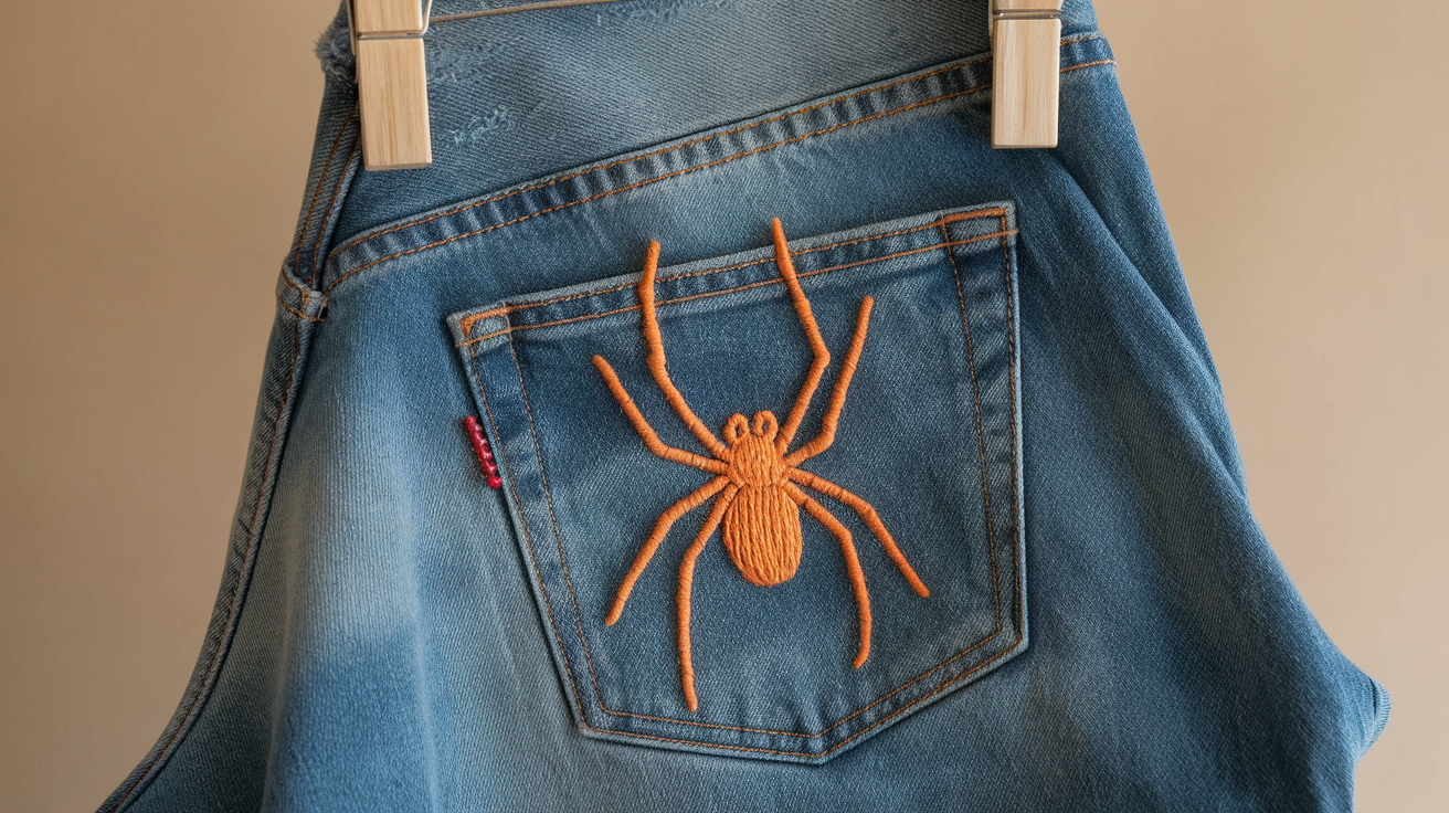 BDG Nitro Spider Embroidered Baggy Fit