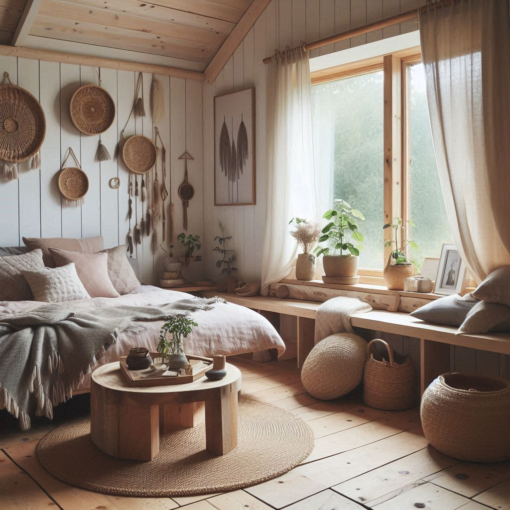 Modern Scandinavian bedroom design