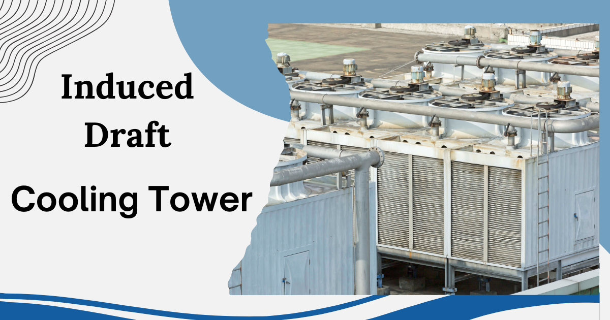 Induced draft cooling tower