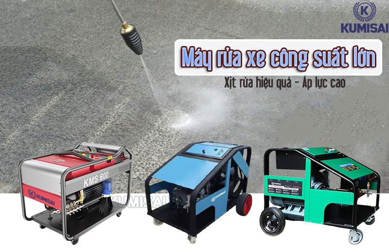 Tìm hiểu các thông tin về máy rửa xe công suất lớn