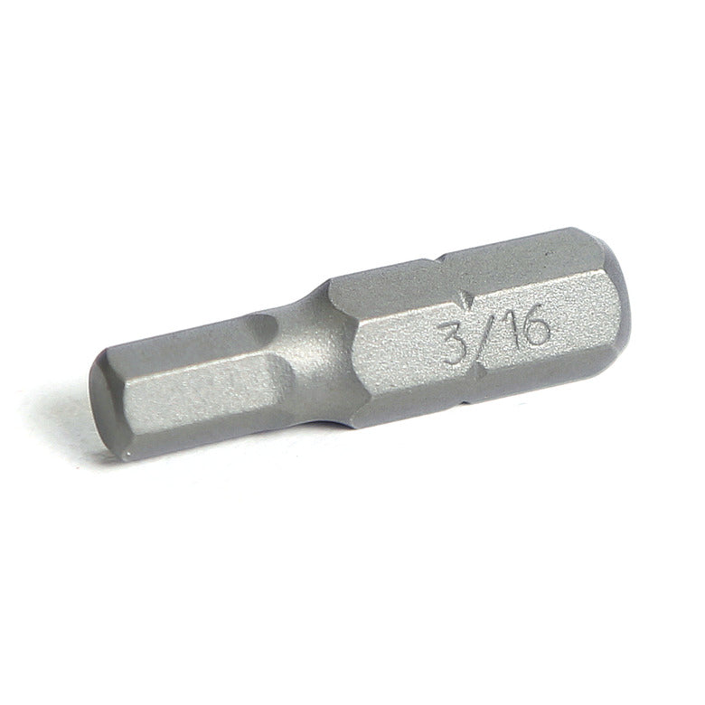 1/4" Hex Drive Hex Bit 1"- 3/16"