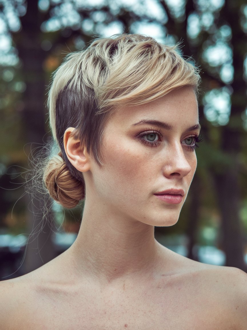 27. Asymmetrical Pixie Cut