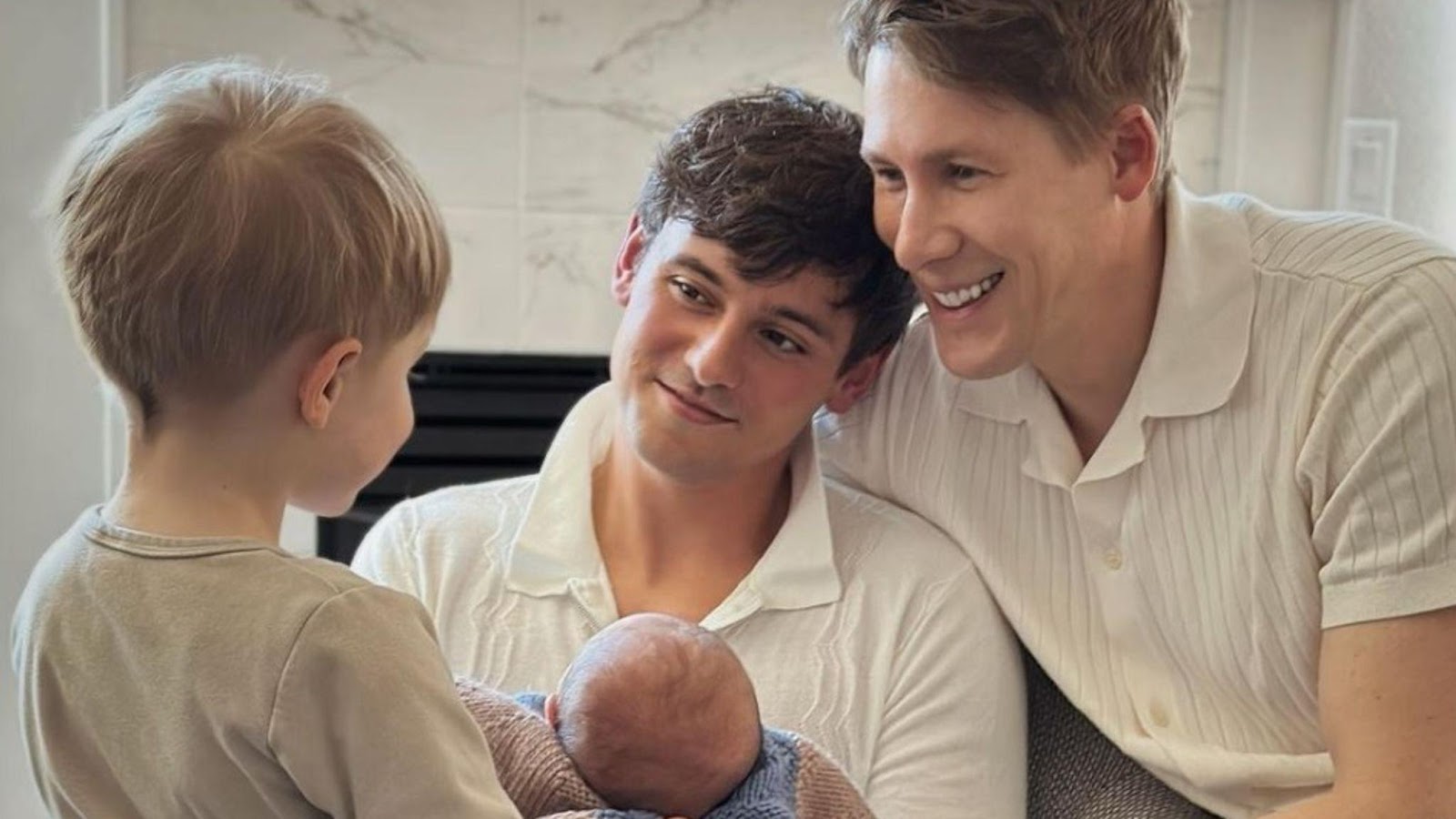 Olympic diver Tom Daley welcomes second son with husband Dustin Lance Black  | Ents & Arts News | Sky News