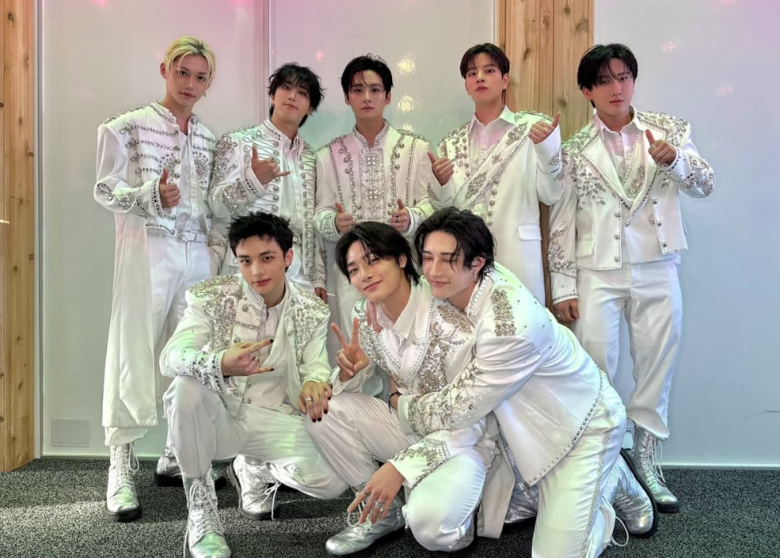 This contains an image of Stray Kids