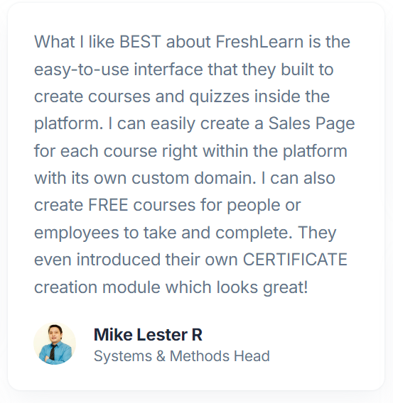 FreshLearn Review