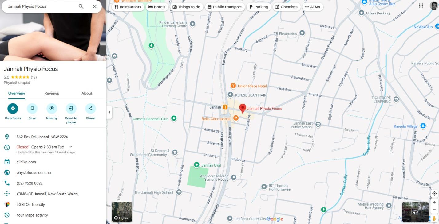 Physio Focus Opens New Physiotherapy Clinic on Box Rd Jannali NSW