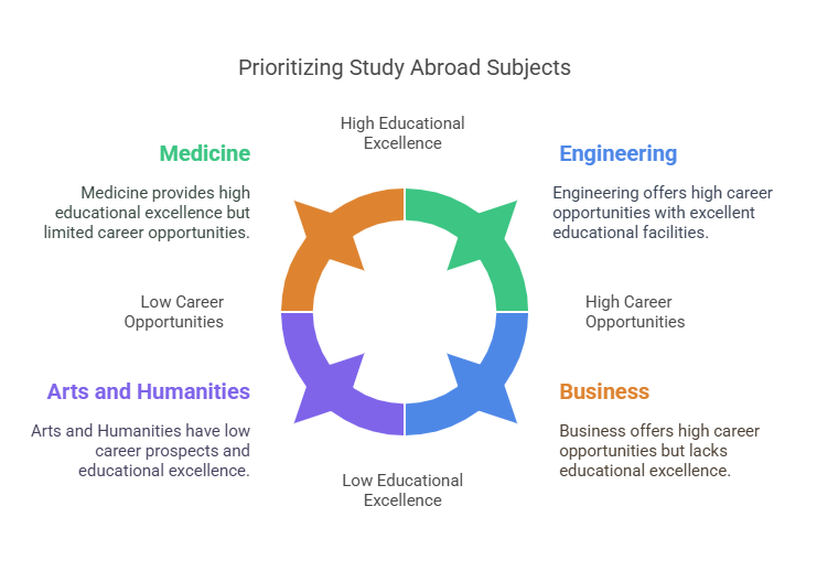 prioritizing study abroad subjects