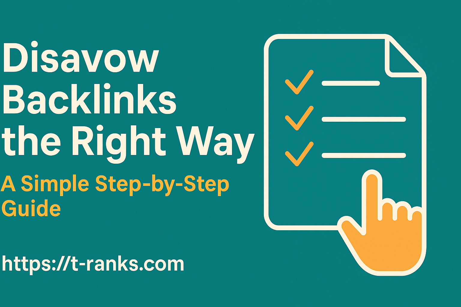 Disavow Backlinks the Right Way A Simple Step-by-Step Guide