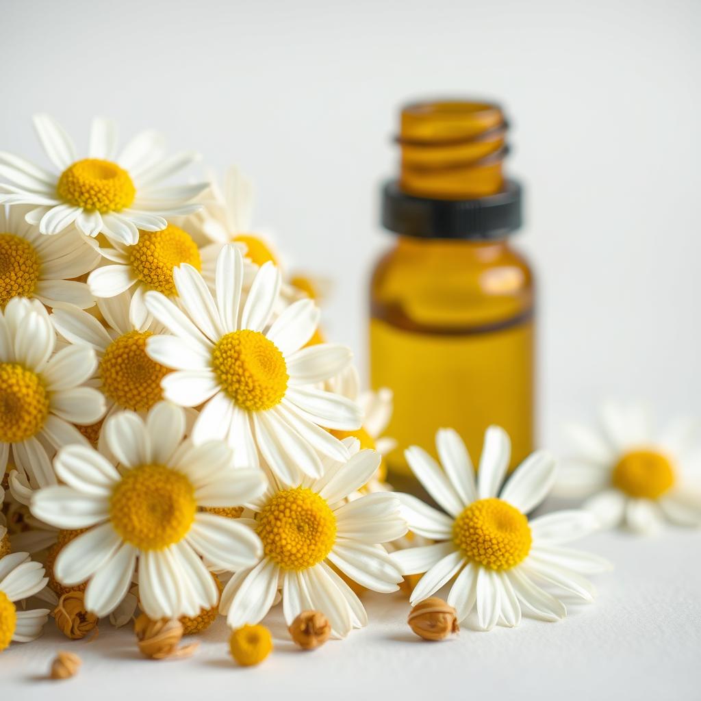 Chamomile flowers and extract as a gentle alternative to sandalwood safe for face use