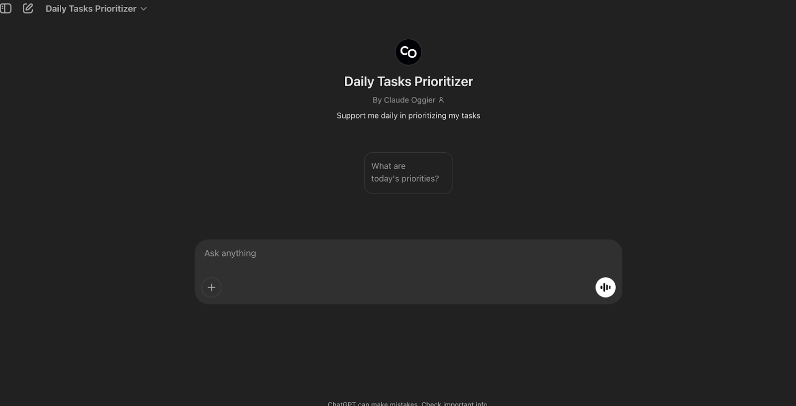 AI-Driven Google Tasks integration with ChatGPT