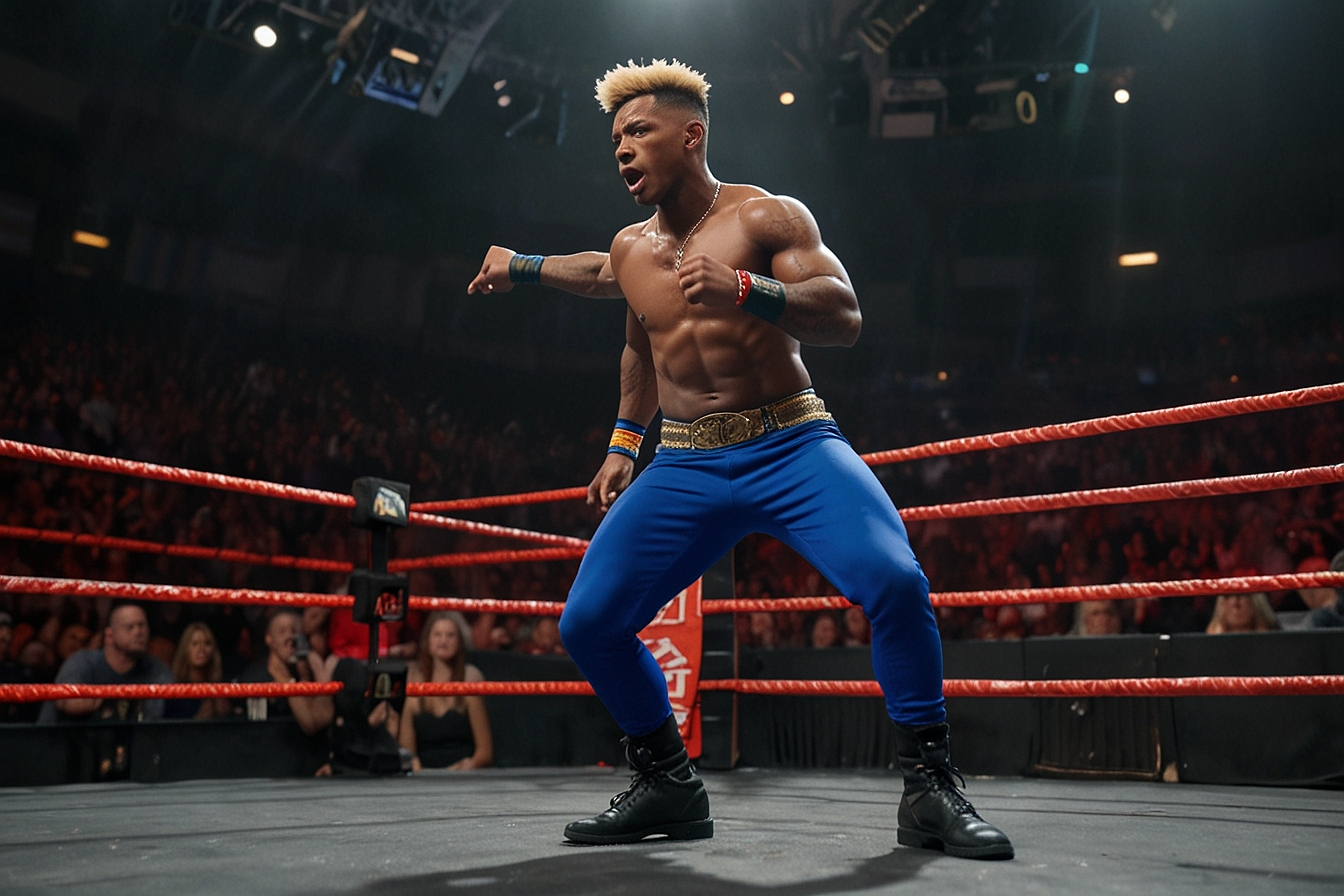 Lio Rush dancing GIF