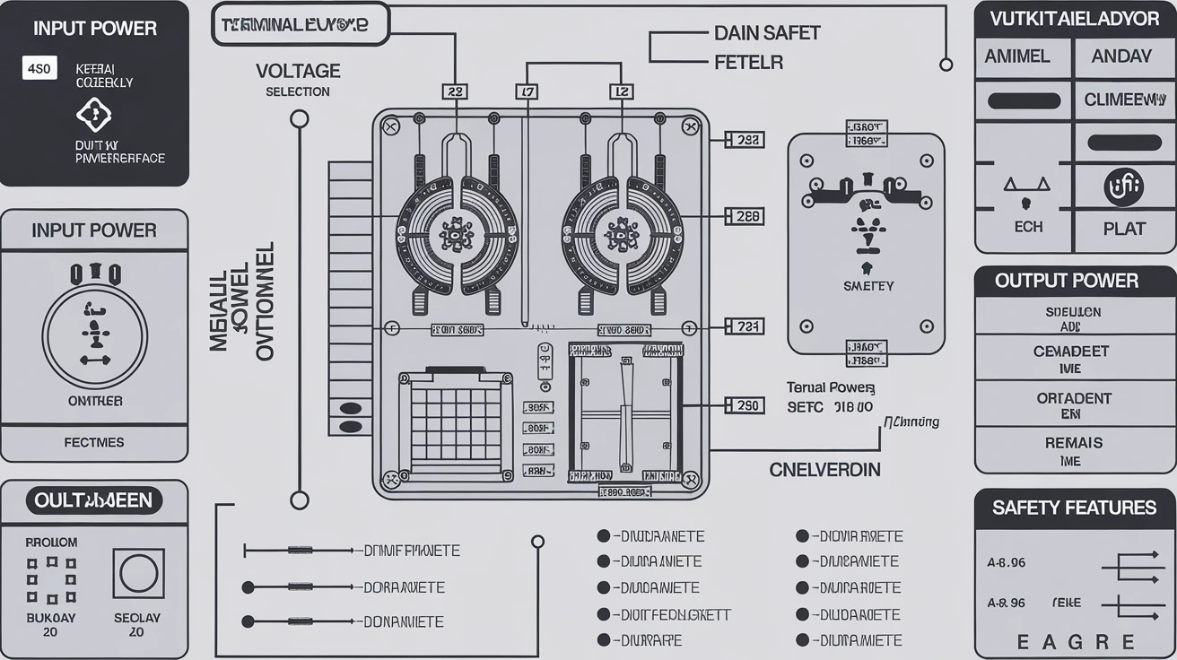 Pc45b Power Supply Dual Voltage Interface Manual wiring Diagram