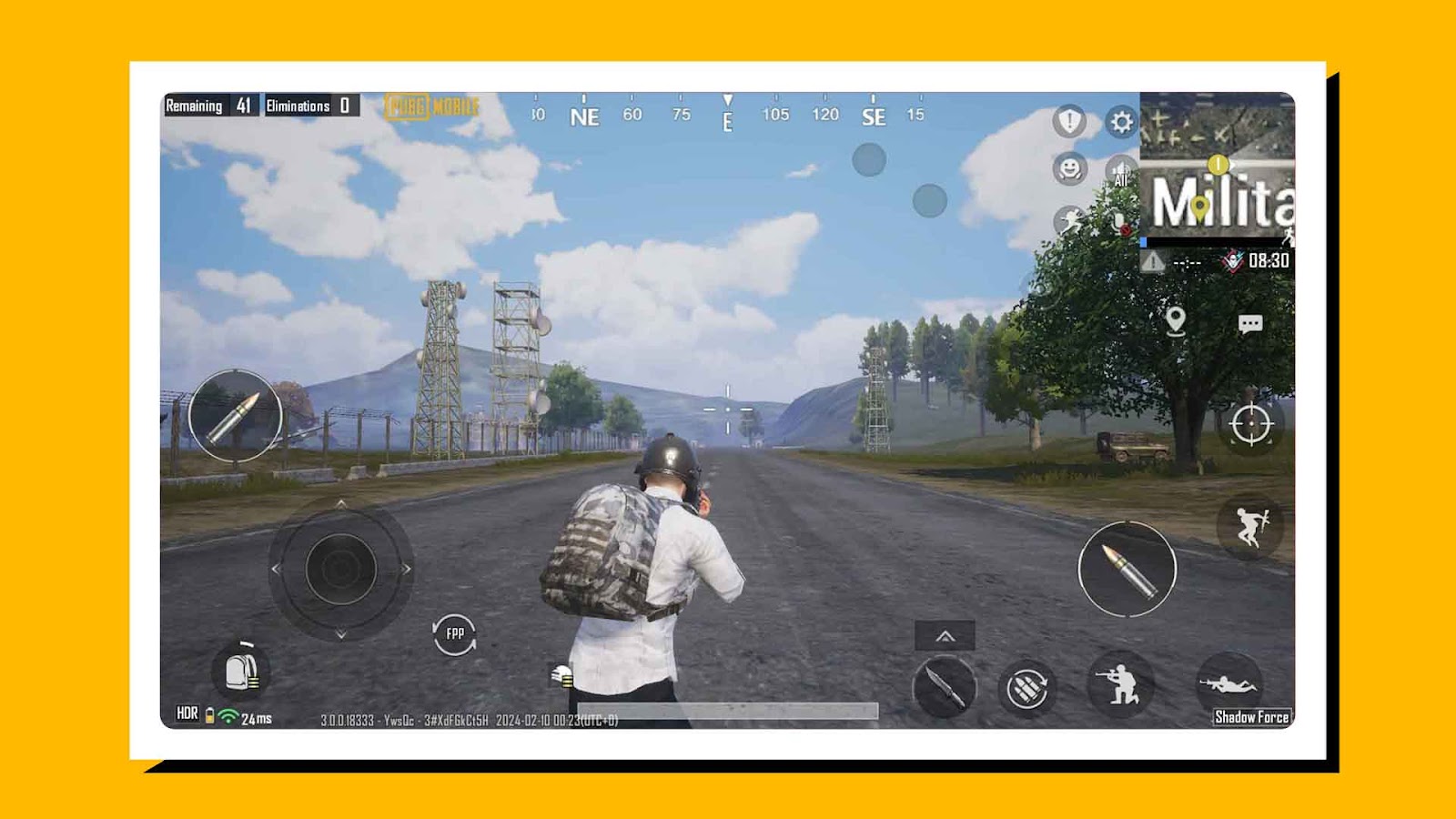 Screenshot of gameplay from PUBG Mobile