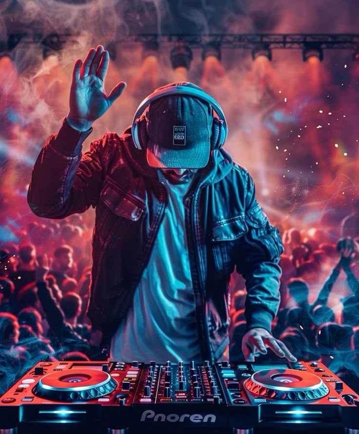 A pictorial representation of a DJ
