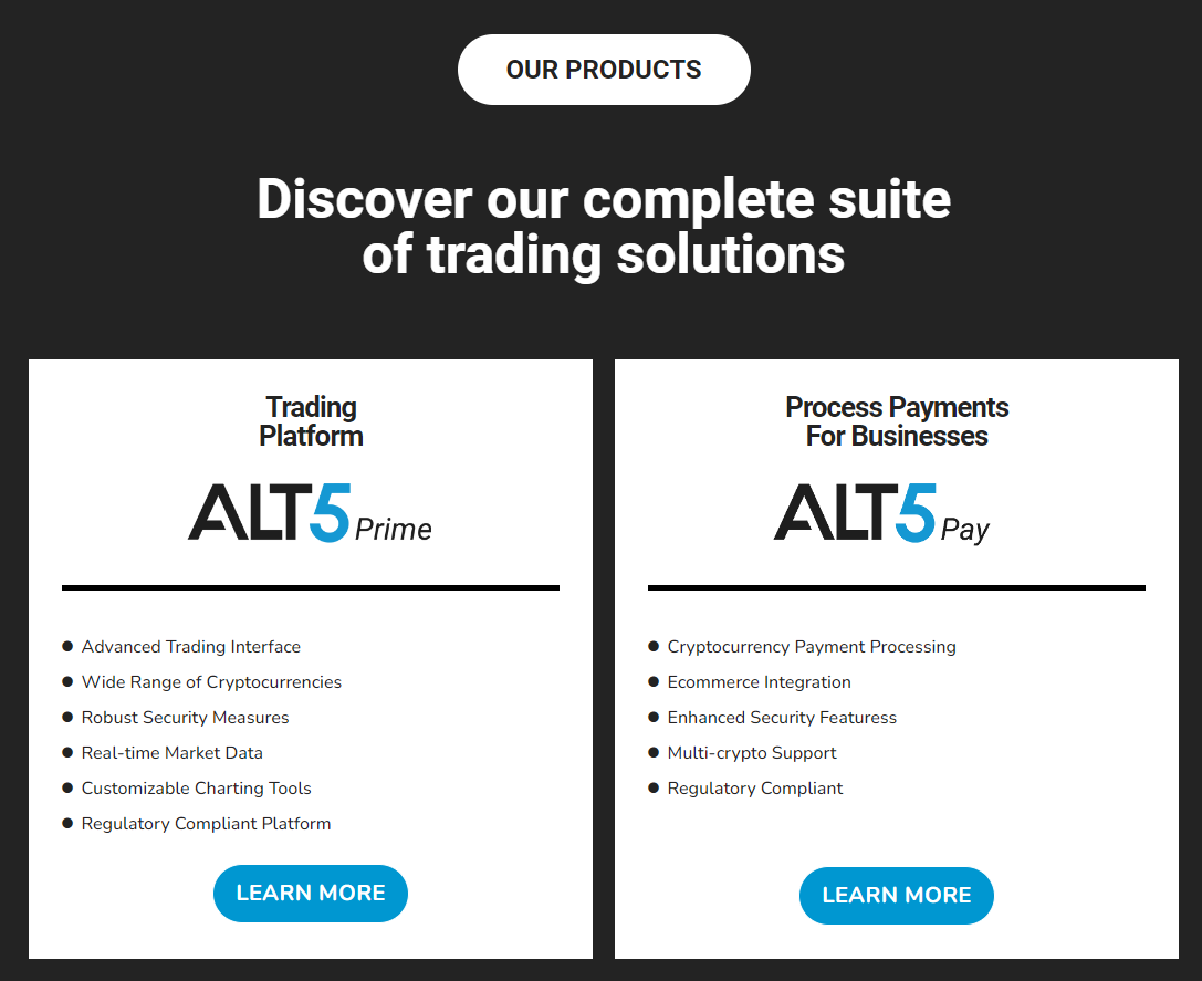 ALT 5 products