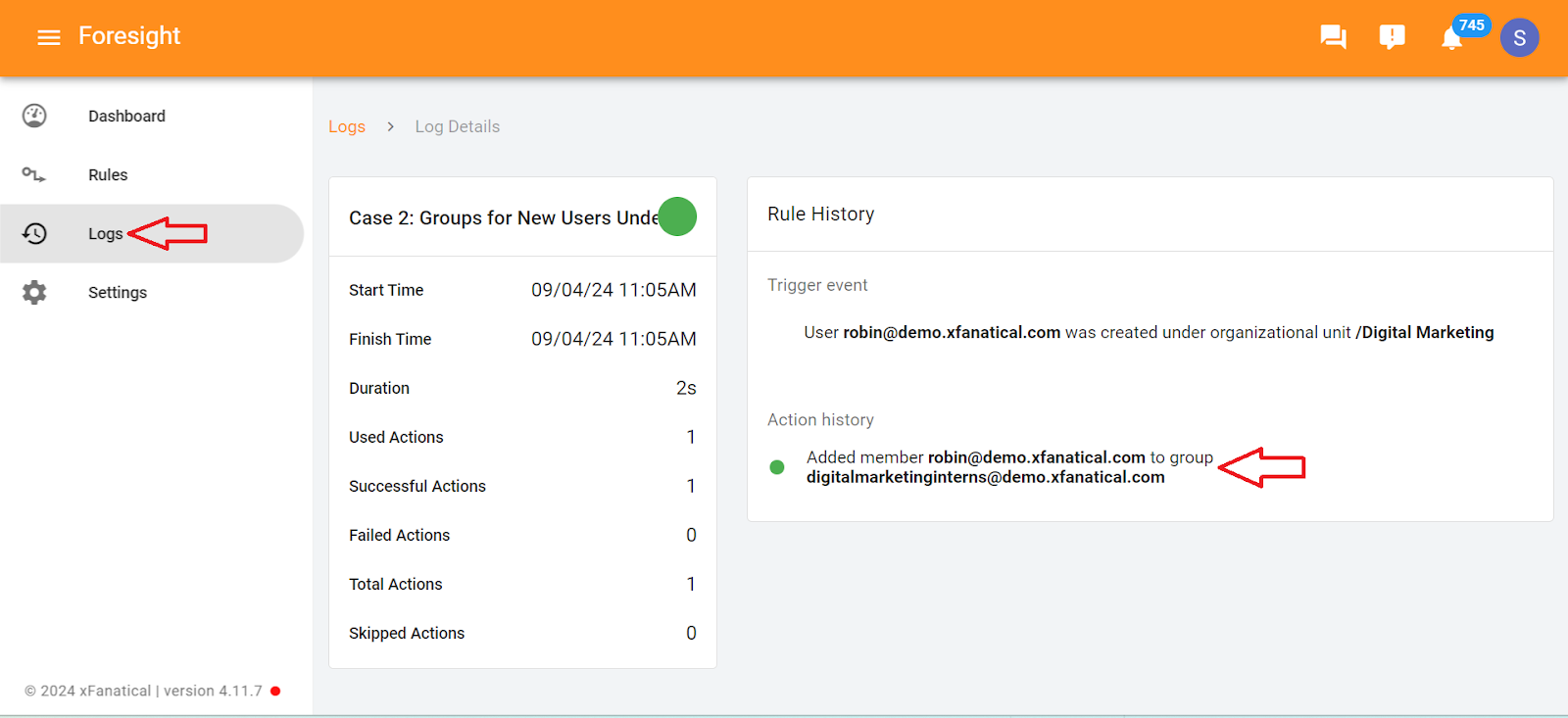 Automatically Assign New Users to Groups through Foresight - New Rule Creation