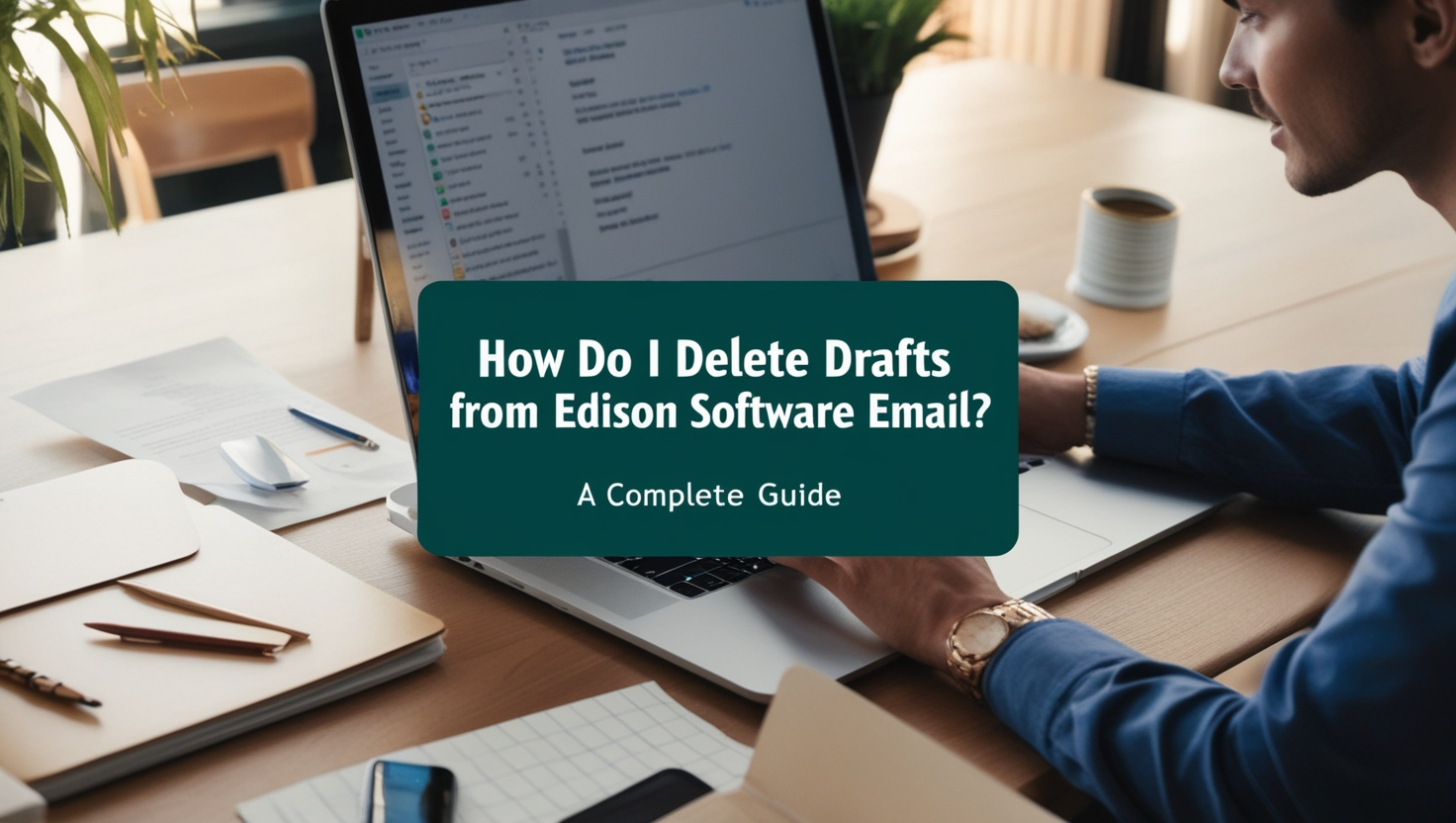 How Do I Delete Drafts from Edison Software Email