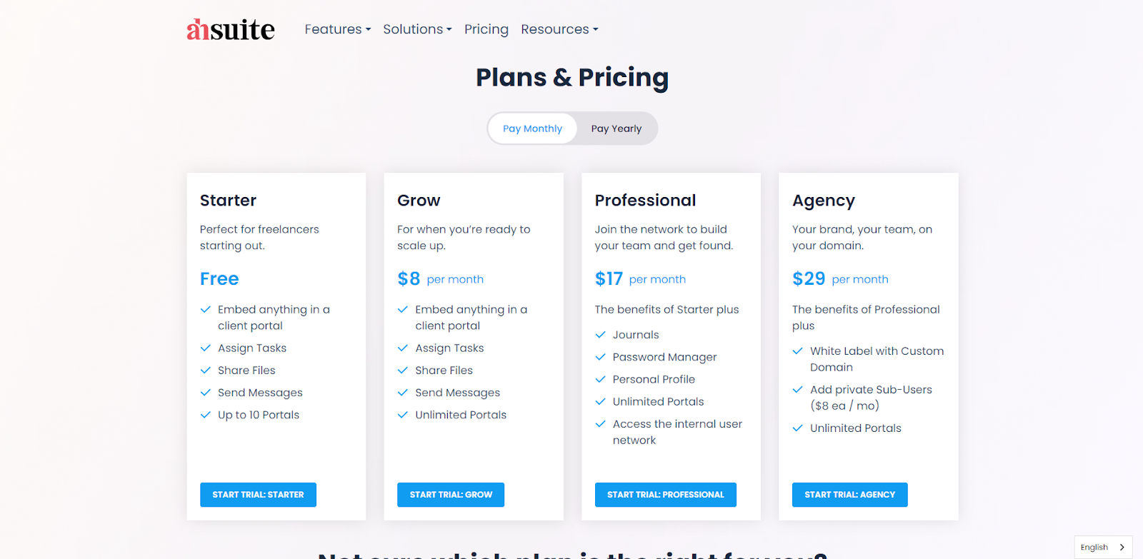 Ahsuite Pricing