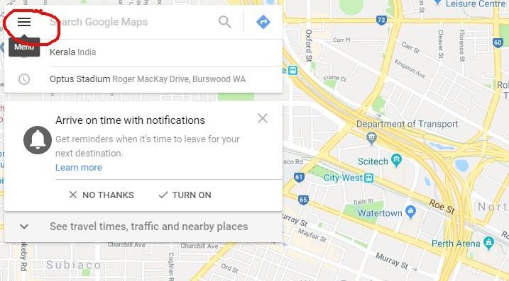 A screenshot of a map  Description automatically generated 