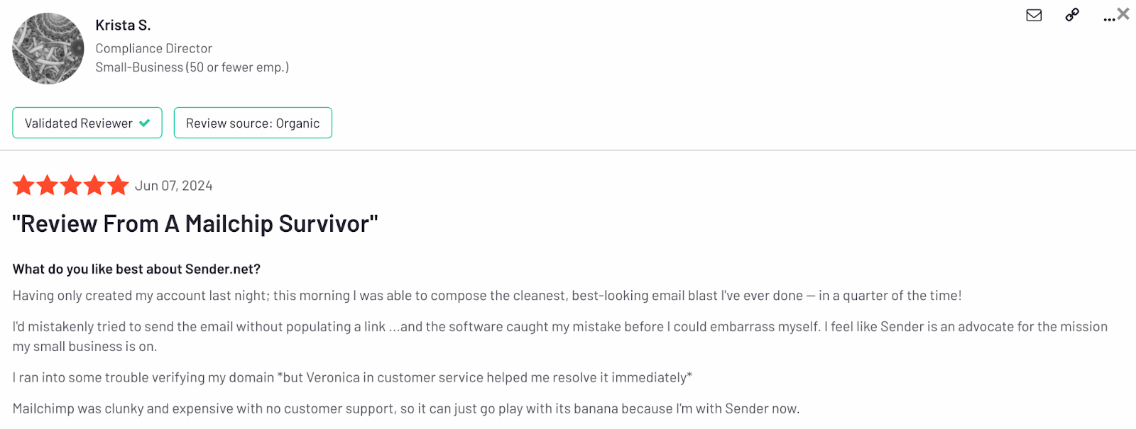 Sender G2 Review