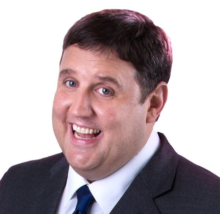 Peter Kay smiling