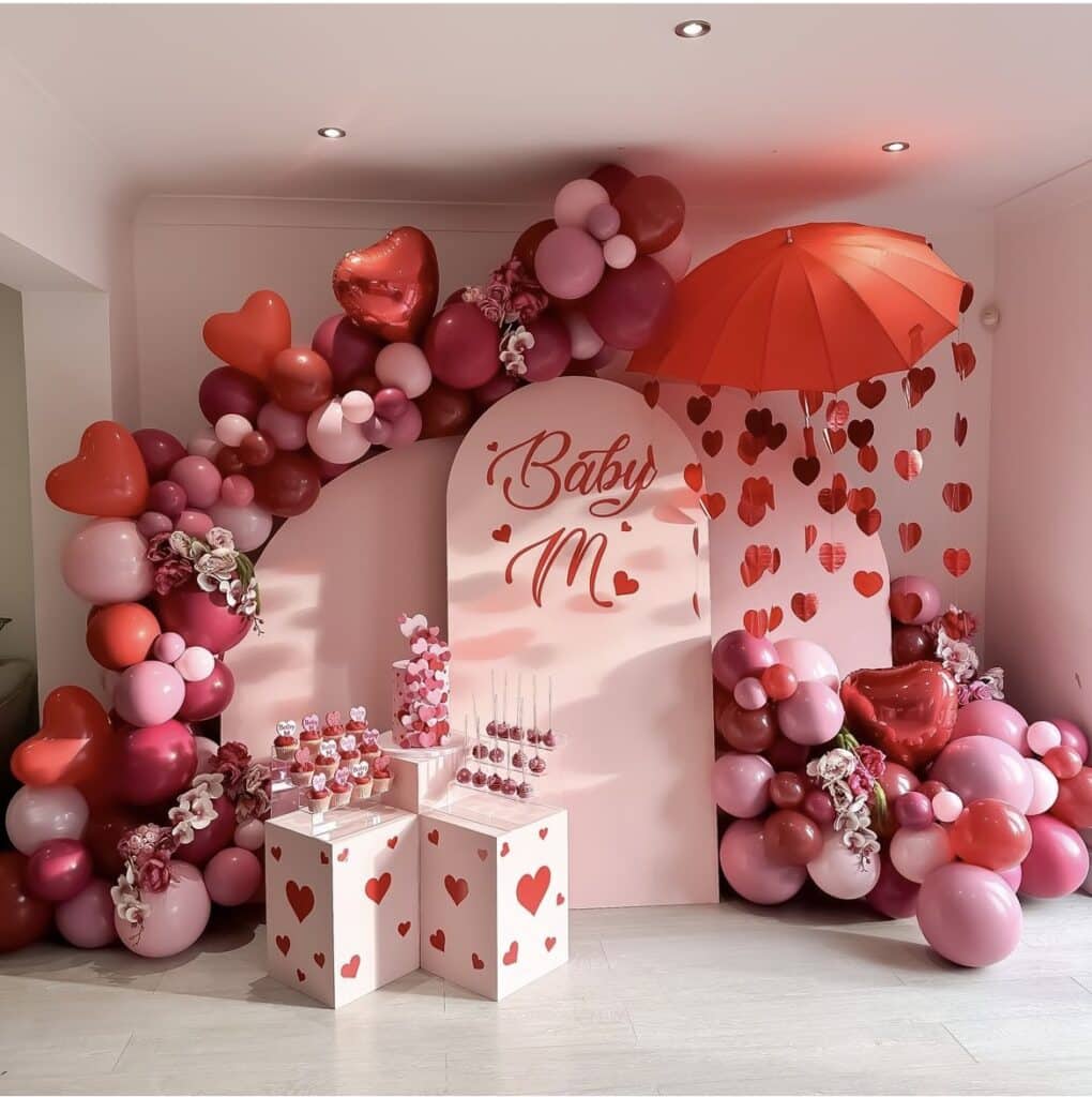 valentines baby shower ideas
