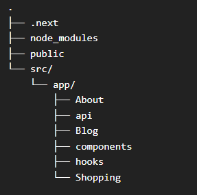 next.js folder structure