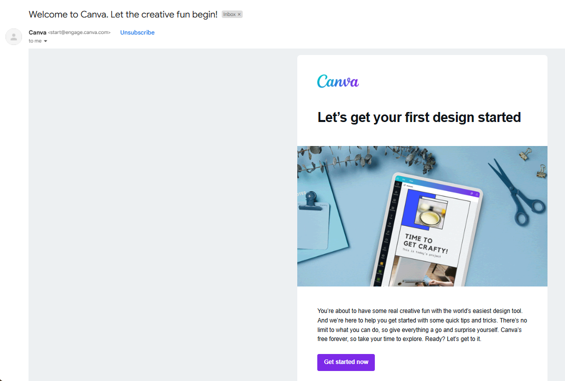 canva email