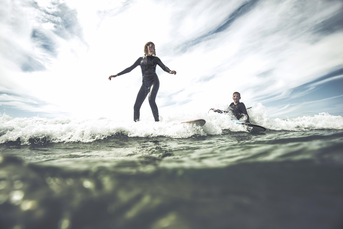 surfing in Kuta Bali