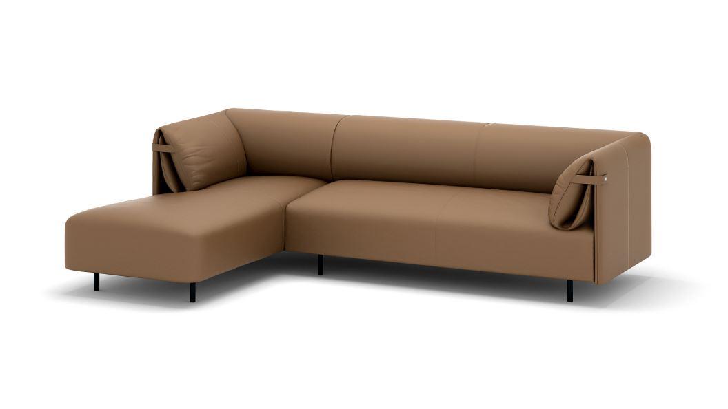 Meet&Co Mandis Modern Office Leather Sofa