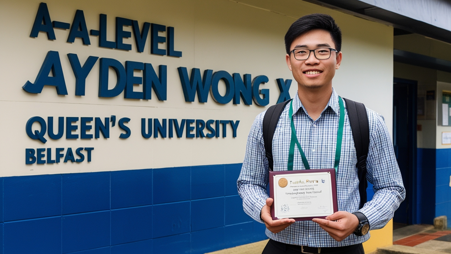 Tunku Putra A-Level Jayden Wong Shou Xi