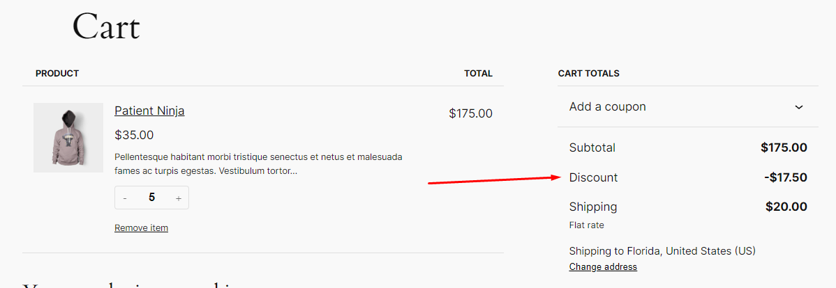 WooCommerce discount for multiple items 