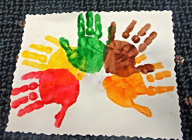 Thanksgiving Handprint Placemats Craft: Personalized Keepsakes