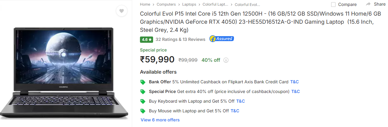 Best Gaming Laptops Under 1 lakh in 2024