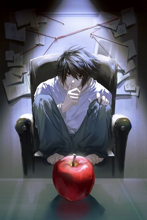 Top 15 Smartest Anime Protagonists |  L Lawliet | AnimeKing