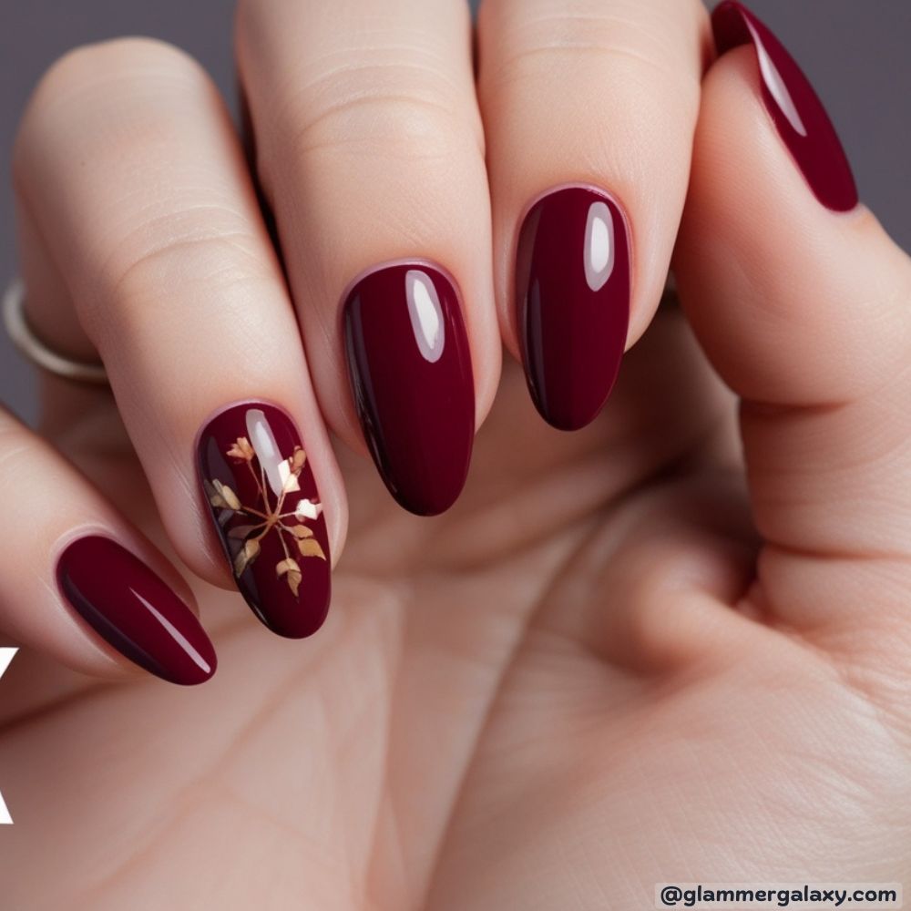 December Nails having Cherry Mocha
