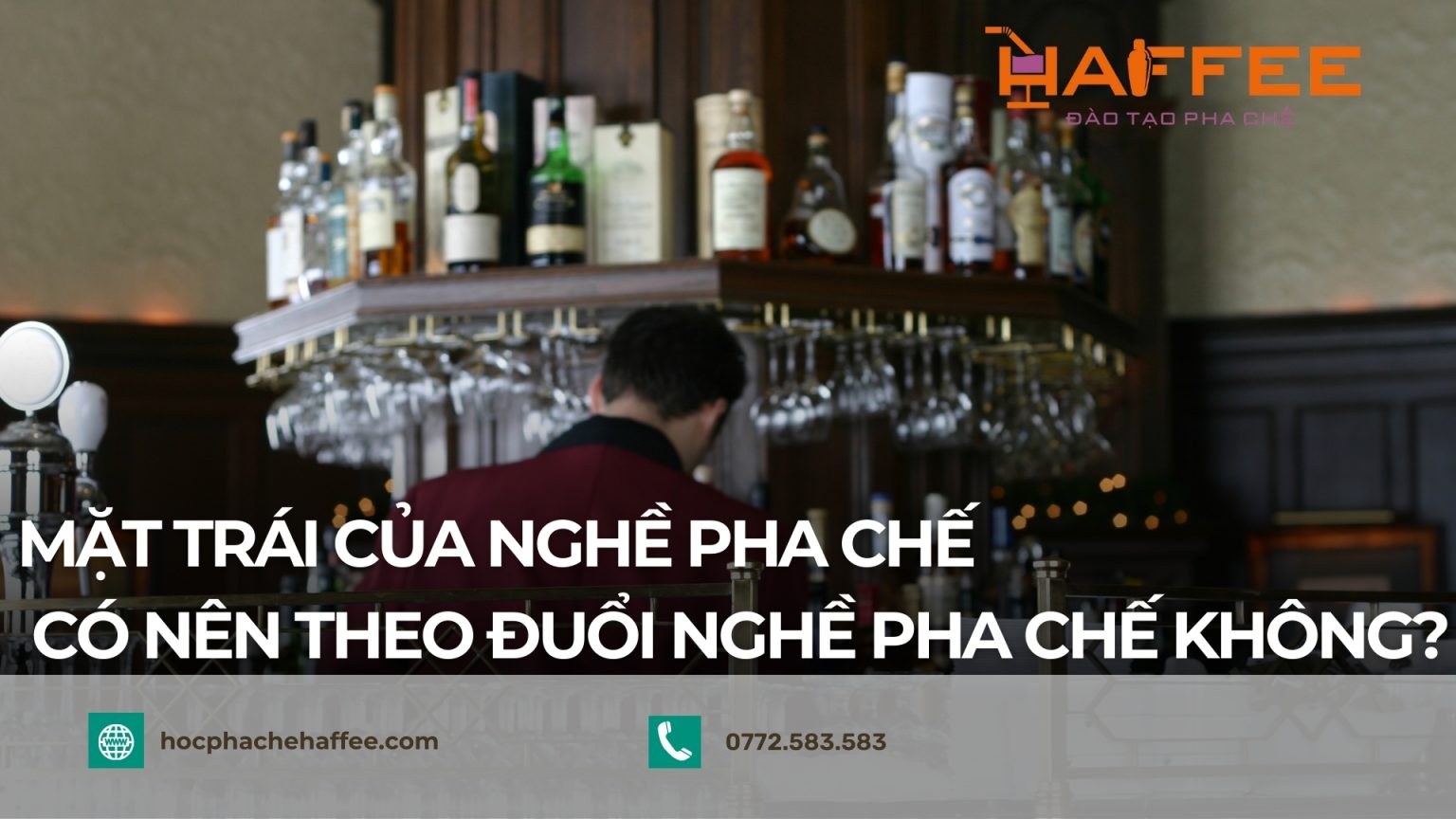 Mặt trái của nghề pha chế – Có nên theo đuổi nghề pha chế không?