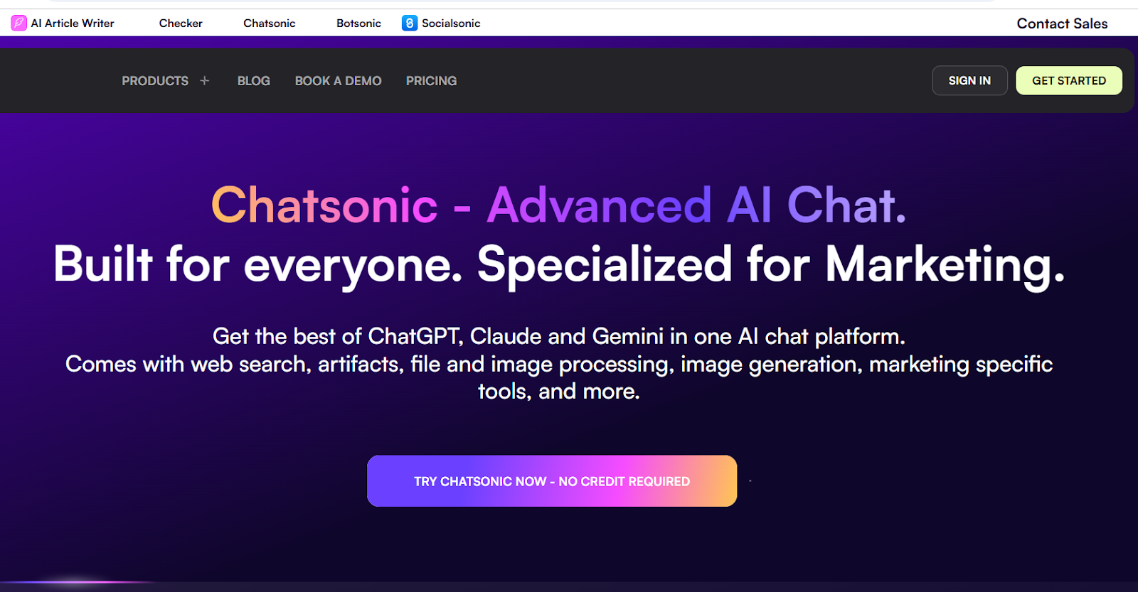 ChatSonic AI