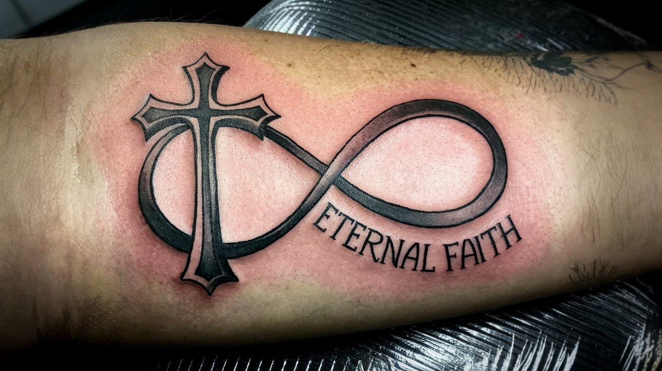 Infinity Cross Tattoo: Eternal Faith