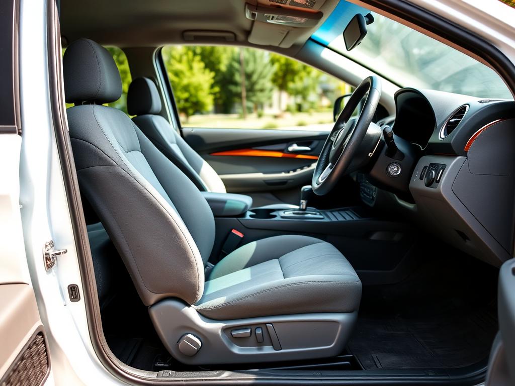 used car interior inspection