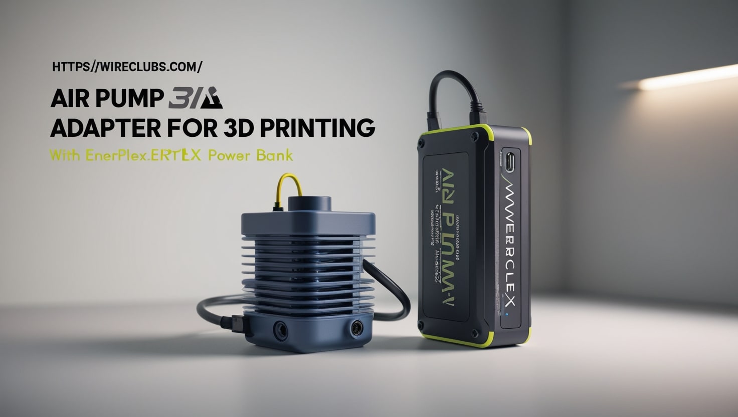 air pump adapter 3d print enerplex