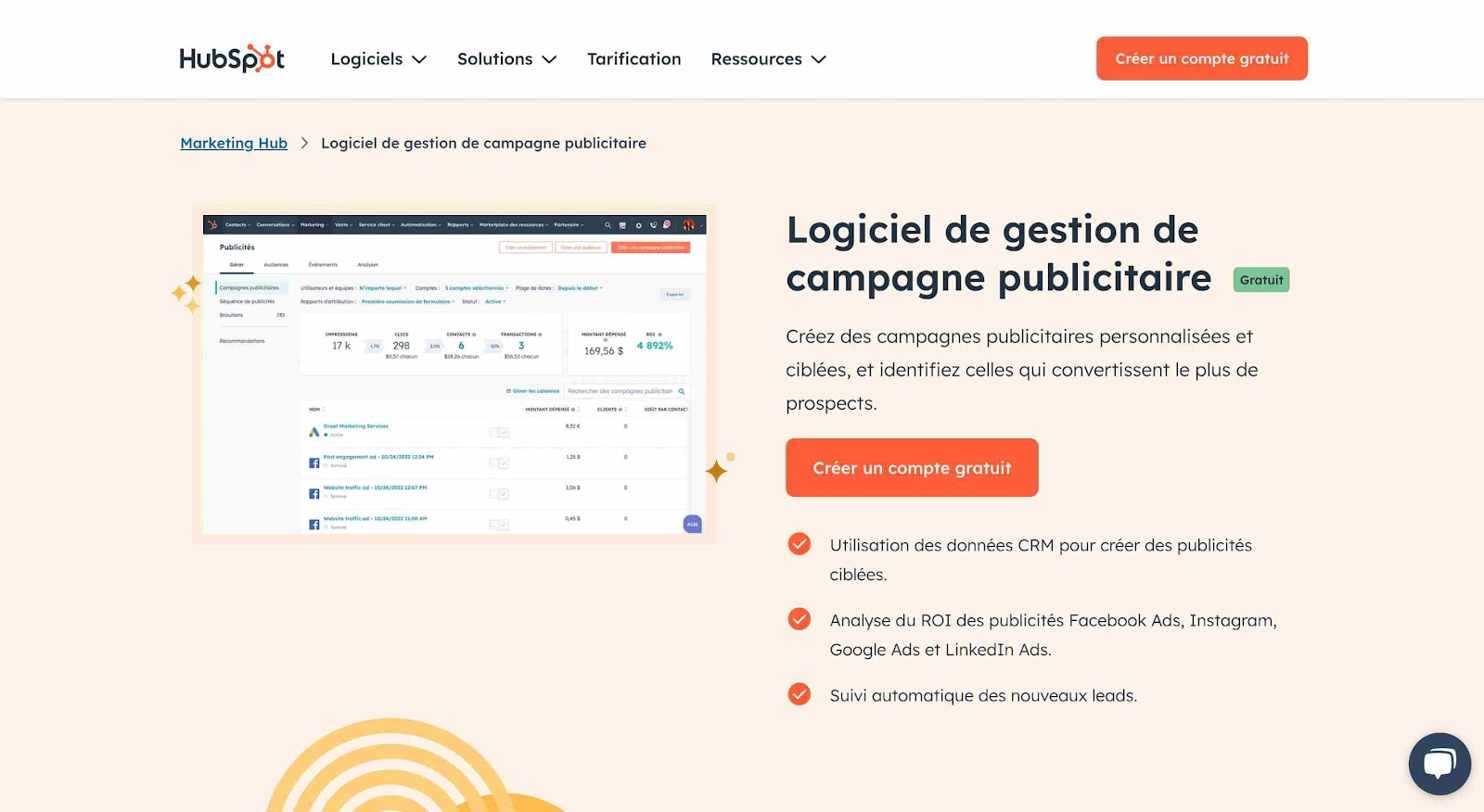Outils HubSpot