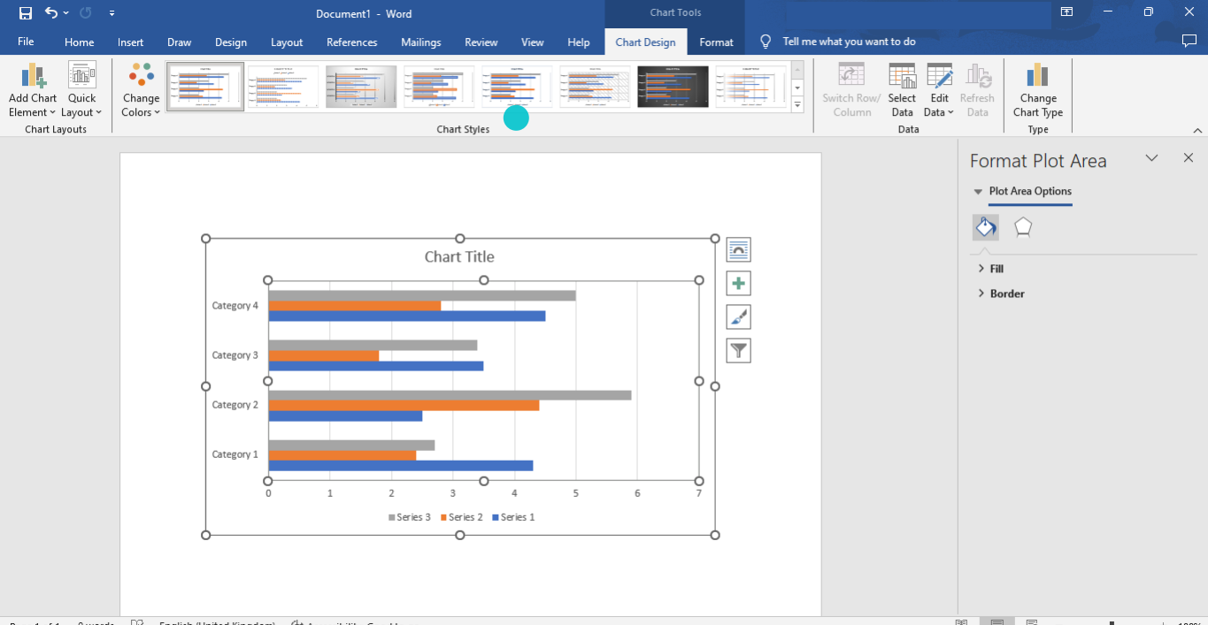 Selecting your graph