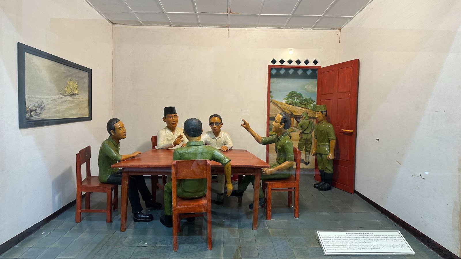 Dioramas in Historical Place of Joang Buiilding '45