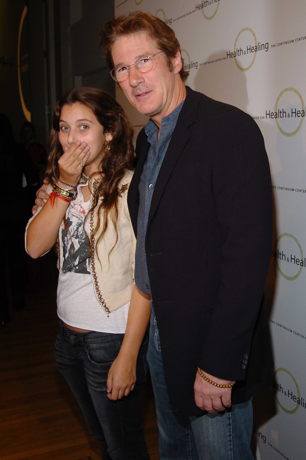 On September 27, 2005, Gere was seen attending the 2005 Benefit for Continuum Center for Health and Healing with Hannah. | Source: Getty Images