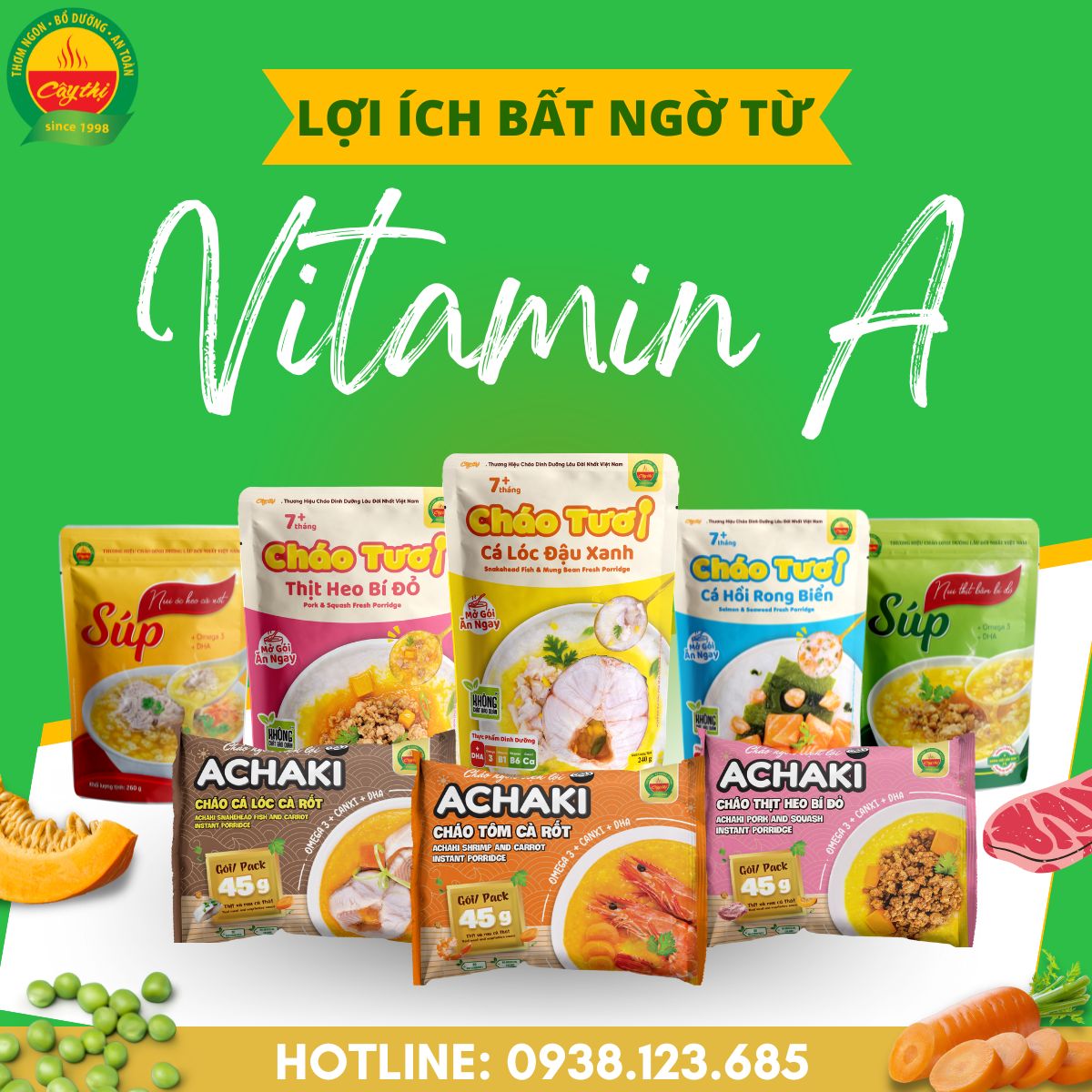 Lợi ích bất ngờ của vitamin A tổng hợp trong sản phẩm Cây Thị