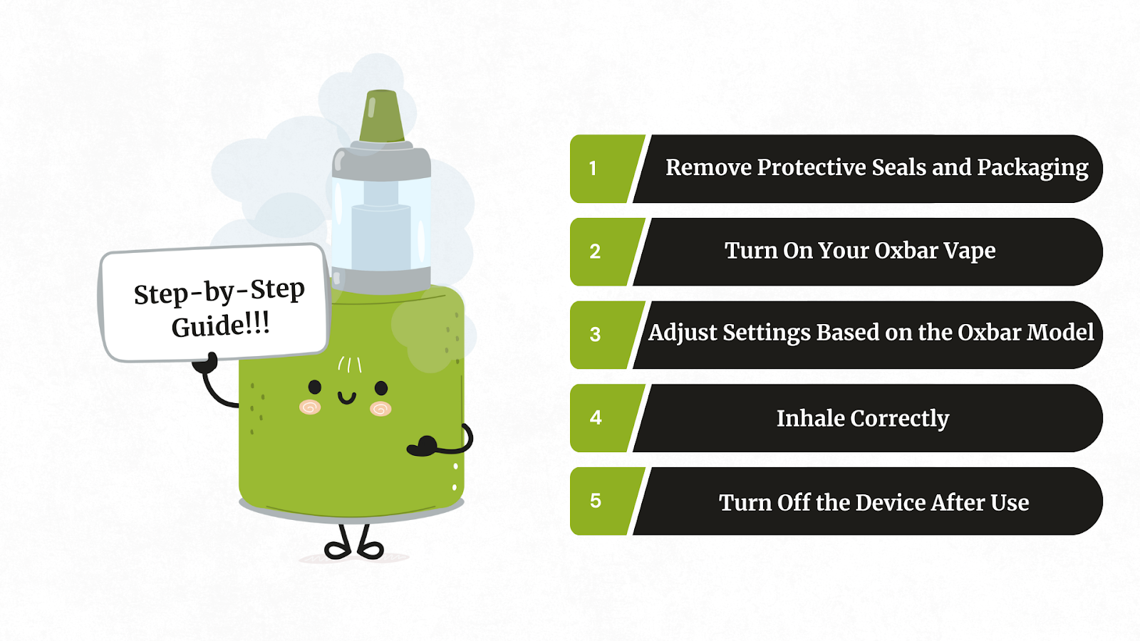 Step-by-Step Guide to Using an Oxbar Vape
