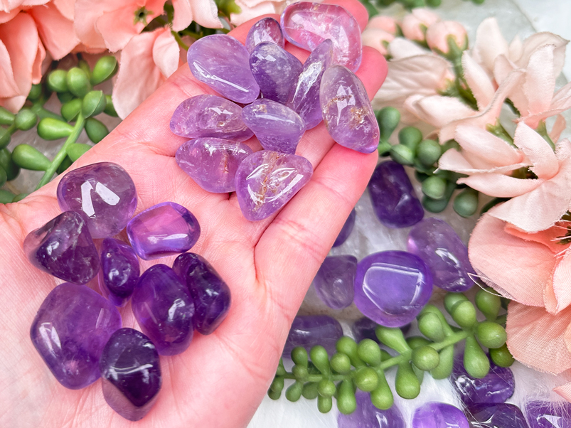 purple crystals