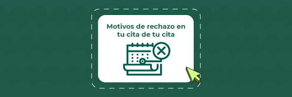 motivos de rechazo en tu cita de tu cita