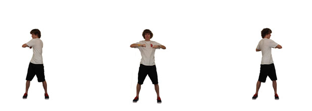 Peregangan Tenis - Standing Trunk Rotation 